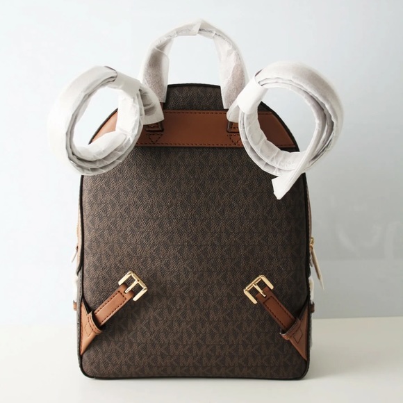 Michael Kors Backpack Bag Jaycee Md Backpack Brown Braun 35S2G8TB2B - Picture 9 of 16